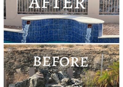 waterfall before and after