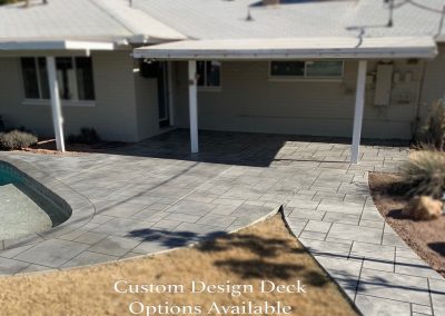 custom design deck options available